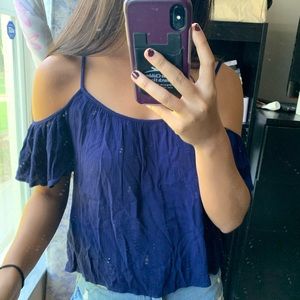 One clothing cold shoulder top